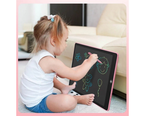 Кольоровий графічний планшет для малювання Psheko Writing Tablet 16" Pink (FR050646) Кольоровий графічний планшет для малювання Psheko Writing Tablet 16" Pink (FR050646)