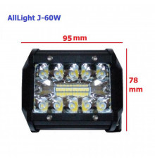 Світлодіодна фара AllLight J-60W EPISTAR spot 9-30V