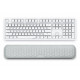 Килимок для клавиатури Joy 440х80х20 мм Білий hub_fx71kr