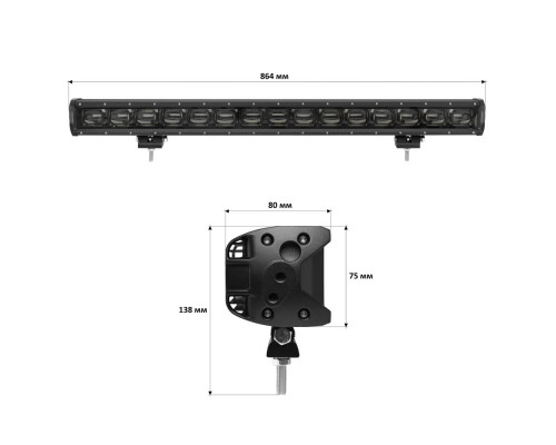 Світлодіодна фара-люстра Starlight 150 watt 10-30V IP68 (lsb-lens-150) Світлодіодна фара-люстра Starlight 150 watt 10-30V IP68 (lsb-lens-150)