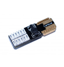Світлодіодна лампа AllLight T10 24 діода 4014 W2,1x9,5d 12V BLUE + обманка та драйвер