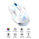 Миша бездротова з акумулятором та підсвіткою HXSJ T300 2,4 GHz White