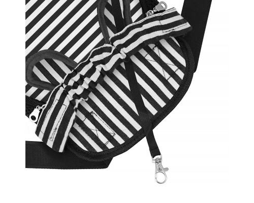 Рюкзак-кенгуру для тварин No Brand DT834 Strip Black-White L 12704-84185