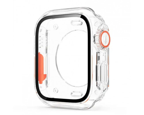 Захисний чохол із захисним склом Choice 3 для Apple Watch 45 мм у стилі Ultra Прозорий Захисний чохол із захисним склом Choice 3 для Apple Watch 45 мм у стилі Ultra Прозорий