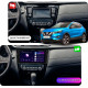 Штатна магнітола Lesko для Nissan Rogue II 2013-2016 IPS 10" 4/64Gb CarPlay 4G Wi-Fi GPS Prime