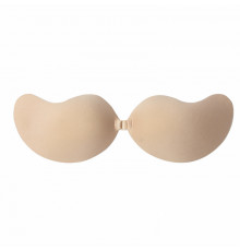 Бюстгалтер-невидимка No Brand Fly Bra G00D88 C з ефектом Рush Up Бежевий (12352-76121)