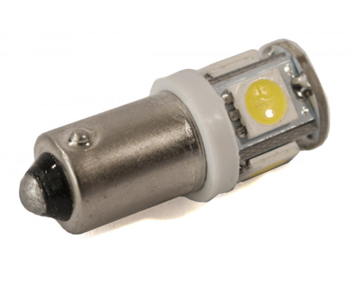 Світлодіодна лампа AllLight T 8.5 5 діодів 5050 BA9S 24V WHITE Світлодіодна лампа AllLight T 8.5 5 діодів 5050 BA9S 24V WHITE