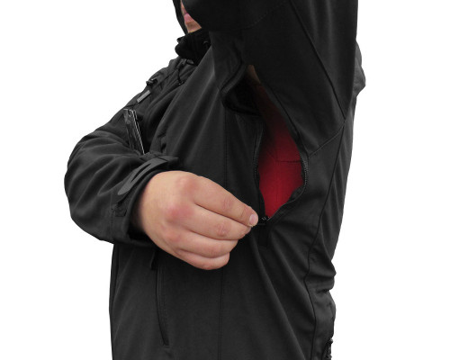 Тактична чоловіча куртка Soft Shell No Brand A001 S Чорний