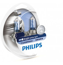Автолампа PHILIPS 12362CV H11 55W 12V PGJ19-2 CristalVision+W5Wx2
