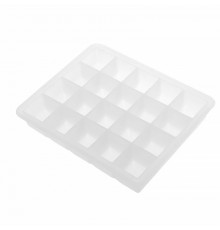 Силіконова форма CUMENSS AI-820 Cube 20 White для льоду