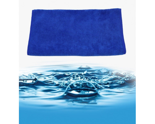 Набір мікрофібри двосторонньої iBlue 30х30 см 5 шт Синій (С050527-5)