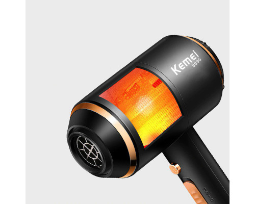 Професійний фен для волосся Kemei KM-8896 1700Вт Професійний фен для волосся Kemei KM-8896 1700Вт