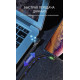 Двосторонній зарядний кабель для iPhone iPad McDodo 90 ° USB to Lightning з LED підсвічуванням 1.2m
