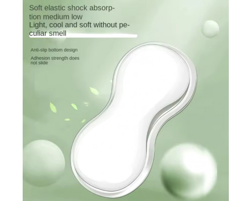 Килимок підставка під руку комп'ютерний Neon 14,5х8 см Прозорий