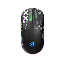 Миша бездротоваImice HYSJ Т90 з акумулятором та підсвічуванням 2.4G + Bluetooth Black