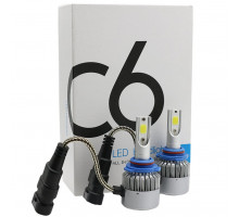 Комплект LED ламп C6 HeadLight H11 12v COB