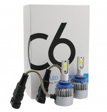 Комплект LED ламп C6 HeadLight H11 12v COB