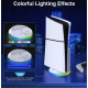 Вертикальний стенд BebonCool для Sony PlayStation Slim з RGB підсвічуванням та 2 USB Hub Білий