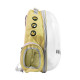 Рюкзак-перенесення Taotaopets 252203 Panoramic Yellow 35*25*42cm для кішок з ілюмінатором