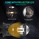 Комплект світлодіодних лінз HeadLight Y6D BI-LED H4 25/35W mini