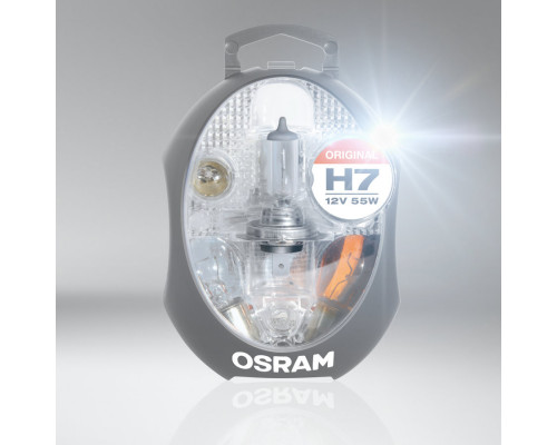 Комплект запасних ламп для легкових автомобілів OSRAM CLK H7 Комплект запасних ламп для легкових автомобілів OSRAM CLK H7