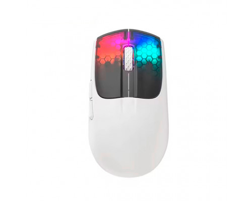 Миша бездротова Aattack SHARK X5 з акумулятором та підсвічуванням 2,4G+Bluetooth White Миша бездротова Aattack SHARK X5 з акумулятором та підсвічуванням 2,4G+Bluetooth White