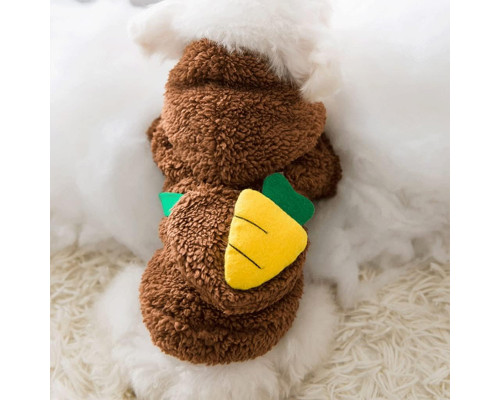 Светр для собак і котів No Brand Тедді 2011SXSL5932 Brown S 13135-84828