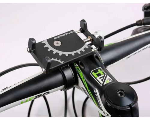 Велотримач для телефону Х1 Bicycle Gear Phone Holder Black (050494) Велотримач для телефону Х1 Bicycle Gear Phone Holder Black (050494)
