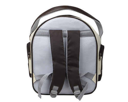 Рюкзак-перенесення для котів та собак MoorPet 242210 39х33 см Coffee 12984-84041