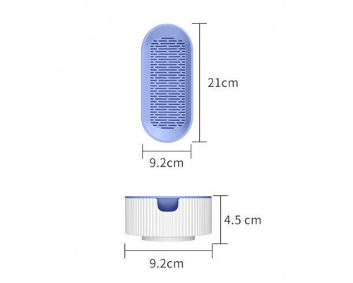 Лоток для котячої трави Lesko DT-883 Blue Лоток для котячої трави Lesko DT-883 Blue