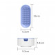 Лоток для котячої трави Lesko DT-883 Blue