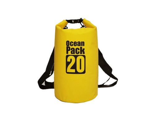 Водонепроникна сумка рюкзак гермомішок з шлейкою на плече Ocean Pack 20 л Yellow (5153582159) Водонепроникна сумка рюкзак гермомішок з шлейкою на плече Ocean Pack 20 л Yellow (5153582159)