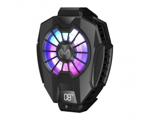Охолодження вентилятор Dobe Мемо для телефону з RGB та елементом пельтьє 05 Чорний Охолодження вентилятор Dobe Мемо для телефону з RGB та елементом пельтьє 05 Чорний