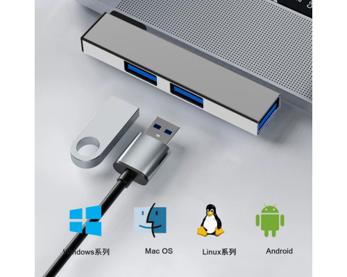 Адаптер Перехідник GT Type-C 3.1 на USB 3.0 для MacBook iMac Bodasan Gray (W050726) Адаптер Перехідник GT Type-C 3.1 на USB 3.0 для MacBook iMac Bodasan Gray (W050726)