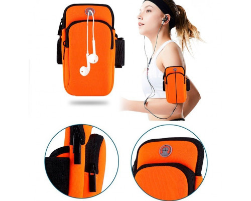 Сумка - чохол на руку JEEF з 2 кишенями Помаранчевий (57543565)