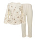 Комплект жіночої піжами Lesko 305 Bear 2XL White-Brown