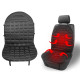 Накидка на два сидіння AIKESI 02 Black GB4706 з підігрівом від прикурювача 12В для автомобіля