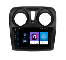 Штатна магнітола 9" Lesko для Dacia Dokker I Рестайлінг 2017-н.в. 1/16Gb Wi-Fi GPS Base Дачія