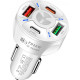 Зарядний пристрій Xiamen 2USB 2Type-C PD20W QC 3.0 White (050552)
