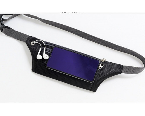 Сумка для бігу на пояс RunBag Водонепроникна 31х11см Blue (335355213)