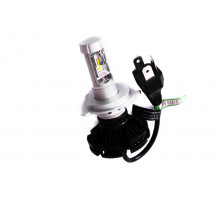 Комплект LED ламп AllLight X3 H4 50W 6000K 6000lm з радіатором та світлофільтрами (3000K/8000K)