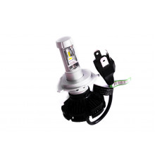 Комплект LED ламп AllLight X3 H4 50W 6000K 6000lm з радіатором та світлофільтрами (3000K/8000K)