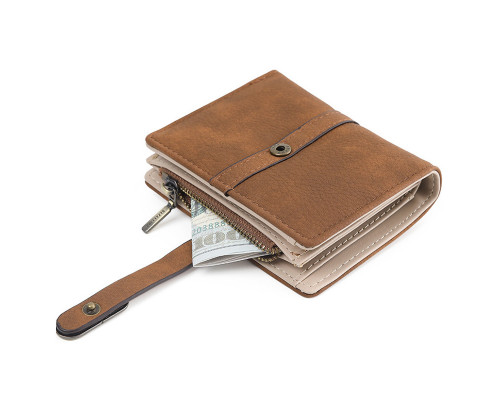 Жіночий гаманець Prettyzys PT23-2087 11,5х9 см Коричневий 13187-83848