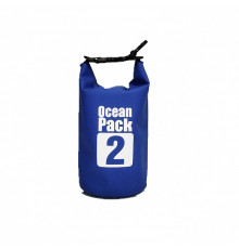 Водонепроникна сумка рюкзак гермішок Ocean Pack 2 л Blue (55355252)