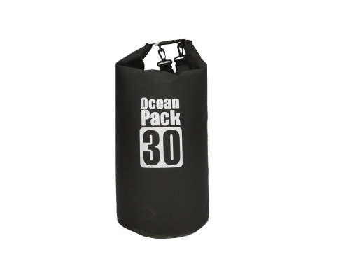 Водонепроникна сумка рюкзак гермомішок з шлейкою на плече Ocean Pack 30 л Black (5535821530) Водонепроникна сумка рюкзак гермомішок з шлейкою на плече Ocean Pack 30 л Black (5535821530)