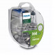 Комплект галогенових ламп Philips 12342LLECOS2 H4 60/55W 12V P43t EcoVision 2шт/комплект