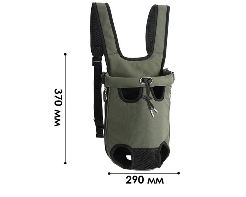 Рюкзак-кенгуру для тваринNo Brand  A01002-NF Green 13093-83631