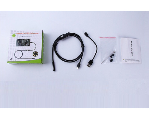 Цифровий ендоскоп ZCF USB/micro USB з підсвічуванням з кабелем 2 м (HbP8745)