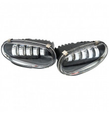 Комплект протитуманних LED фар AllLight на 5 лінз (металевий корпус)