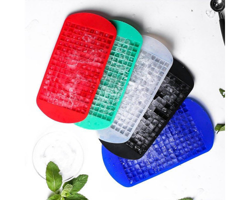 Форма для льоду силіконова СМ Кубики 160 комірок 23х12 см Червоний (С051362)